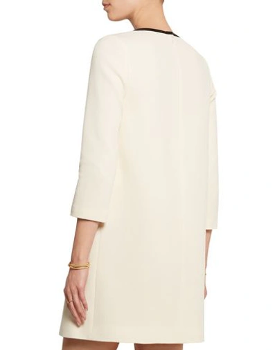 Shop Bouchra Jarrar Short Dresses In Ivory