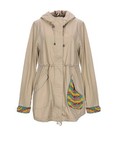 Shop Alessandra Chamonix Full-length Jacket In Beige