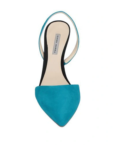 Shop Gianni Marra Sandals In Turquoise