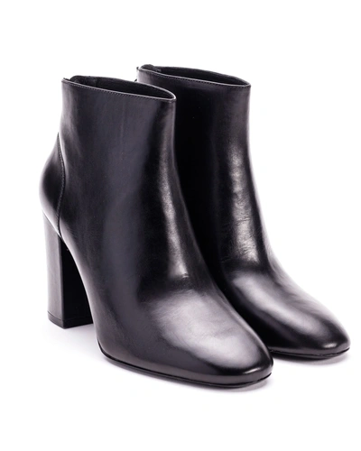 Shop Ash Joy Leather Boots In Black