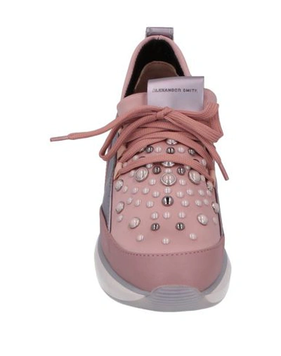 Shop Alexander Smith Sneakers In Pastel Pink