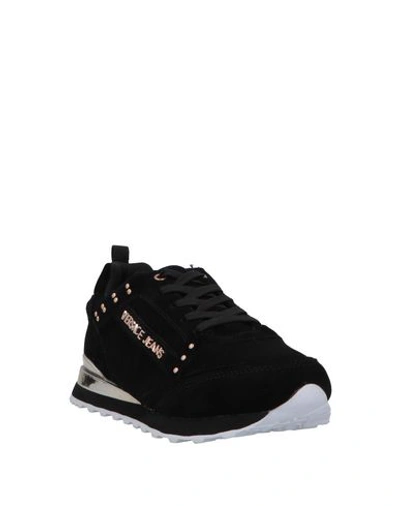 Shop Versace Jeans Sneakers In Black