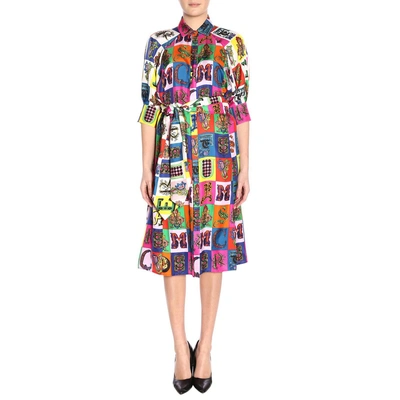 Shop Versace Dress Dress Women  In Multicolor