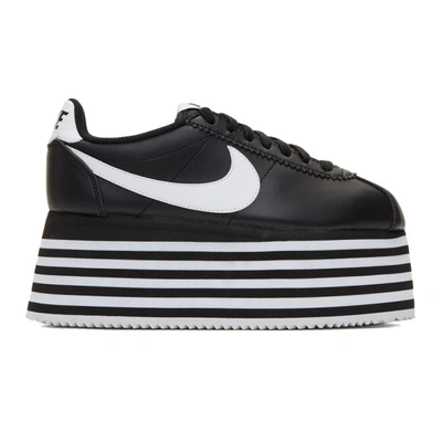 Comme Des Garçons Comme Des Garcons Black Nike Edition Platform Cortez  Sneakers | ModeSens