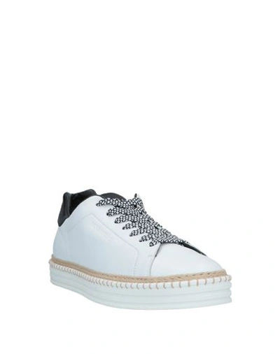 Shop Hogan Rebel Man Sneakers White Size 6.5 Soft Leather