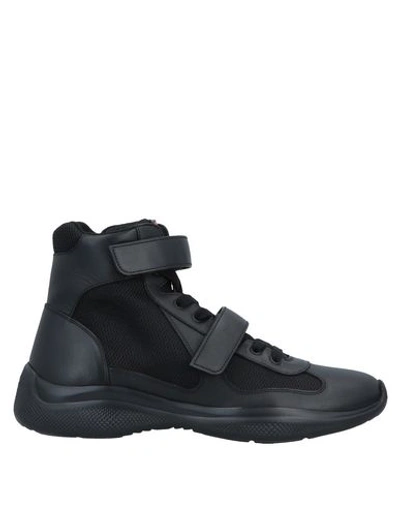 Shop Prada Sneakers In Black