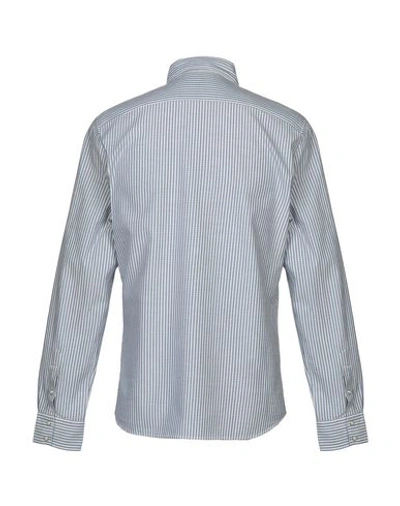 Shop Borsa Striped Shirt In Azure