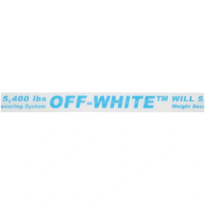 Shop Off-white Blue Translucent Rubber Industrial Belt