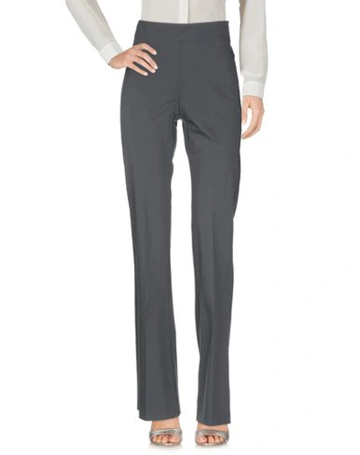 Shop Avenue Montaigne Casual Pants In Lead