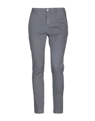 Shop Aglini Casual Pants In Grey