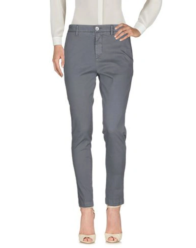 Shop Aglini Casual Pants In Grey