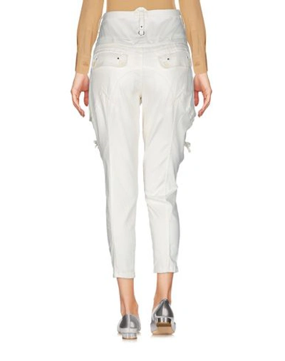 Shop High Cropped Pants In White