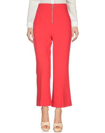 Shop Space Style Concept Simona Corsellini Woman Pants Red Size 8 Polyester, Elastane