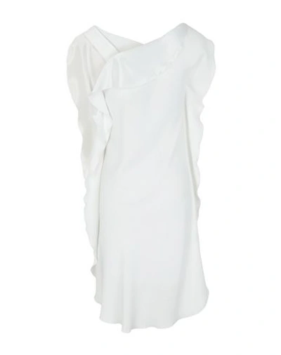 Shop Stephan Janson Knee-length Dress In White