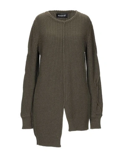 Shop Numero 00 Sweaters In Dark Green