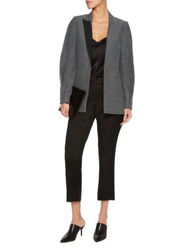Shop Amanda Wakeley Sartorial Jacket In Grey
