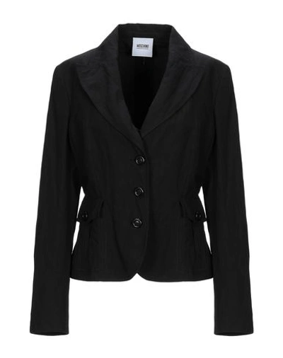 Shop Moschino Cheap And Chic Blazer In Black