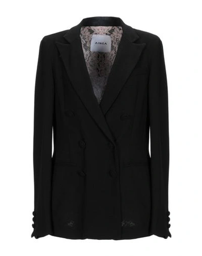 Shop Ainea Suit Jackets In Black