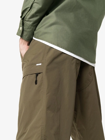 Shop Wtaps Straight Leg Combat Trousers In Green