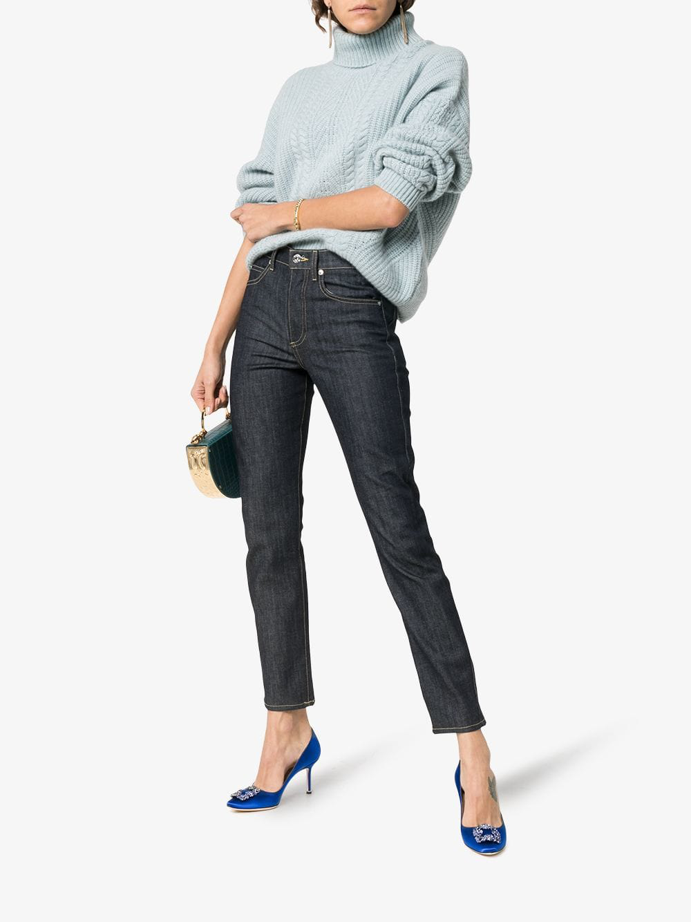 manolo blahnik hangisi 70 blue