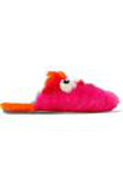 Shop Anya Hindmarch Woman Leather Slippers Multicolor