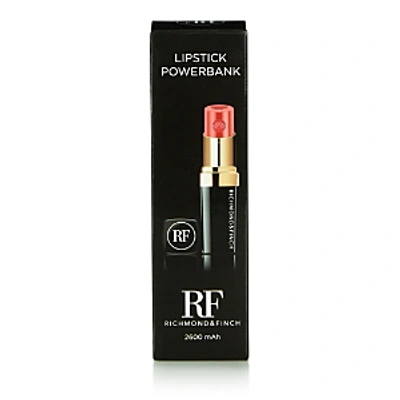 Shop Richmond & Finch Portable Lipstick Power Bank In Black