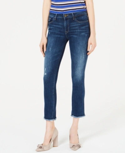 Shop Dl 1961 Mara Mid-rise Ankle Straight-leg Jeans In Ravine