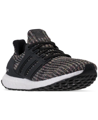 Shop Adidas Originals Adidas Men's Ultraboost Running Sneakers From Finish Line In Core Black/carbon/ash Sil