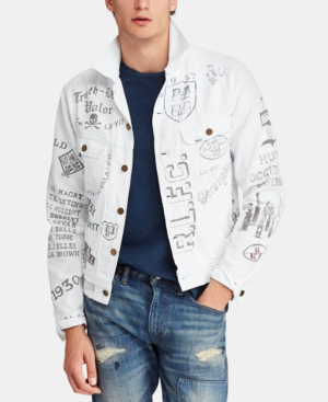 ralph lauren denim blazer mens