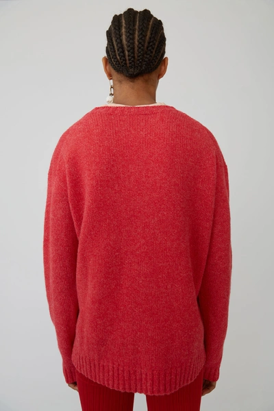 Basic sweater fuchsia pink