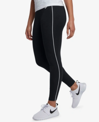 Shop Nike Sportswear Leggings In Black/white