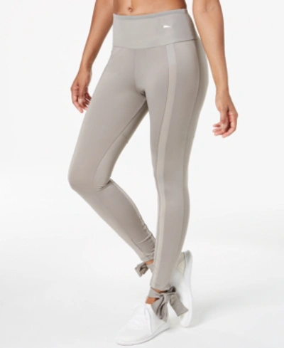 Shop Puma En Pointe Ankle Leggings In Rock Ridge