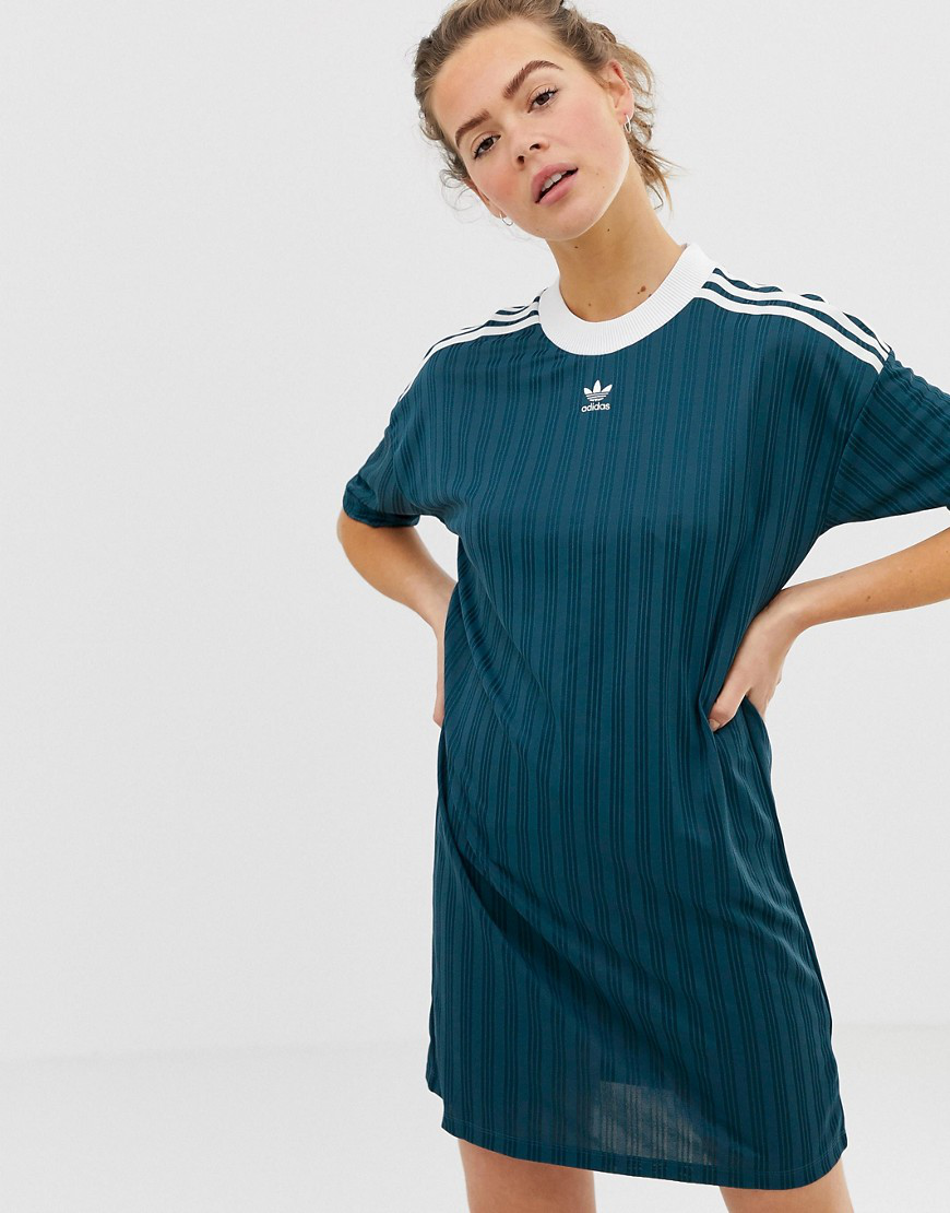 blue adidas dress
