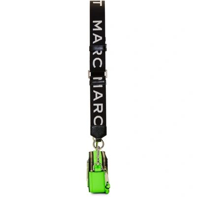 Shop Marc Jacobs Green Small Snapshot Bag In 350 Brtgree