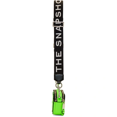 Shop Marc Jacobs Green Small Snapshot Bag In 350 Brtgree