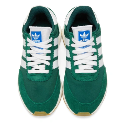 Adidas Originals Adidas Green White Mesh And Suede Sneakers | ModeSens