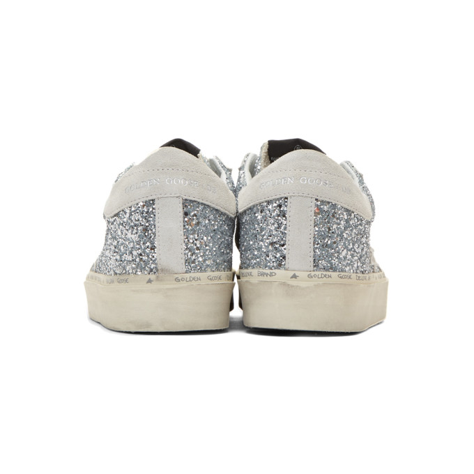 Golden Goose Sneakers Hi Star Silver Glitter-ice Star | ModeSens