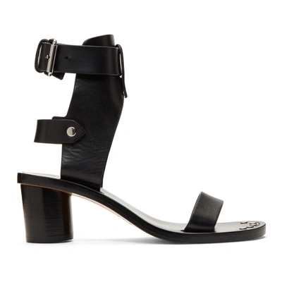 Shop Isabel Marant Black Jaeryn Iconic Sandals In 01bk Black