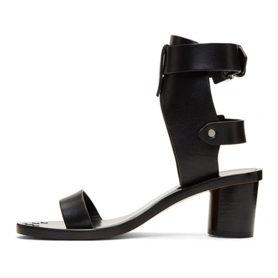 Shop Isabel Marant Black Jaeryn Iconic Sandals In 01bk Black