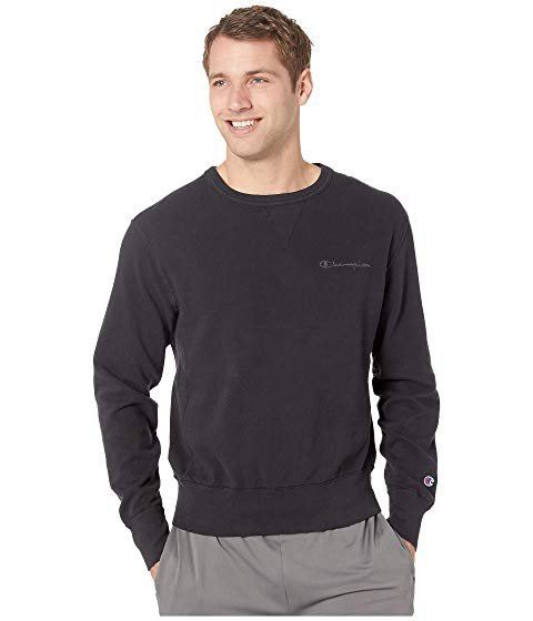 Dye Fleece Crew - 549295, Black 