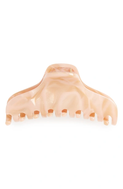 Shop France Luxe France Small Luxe Jaw Clip In Nougat Pink
