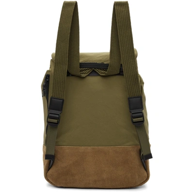 Shop Rag & Bone Rag And Bone Green Fleet Backpack In Olivenight