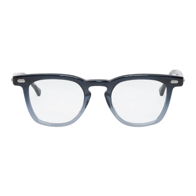 Shop Oamc Blue D-lux Glasses In 401dk Blue