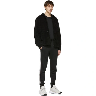 Shop Adidas Originals Black 3-stripes Sweatshirt