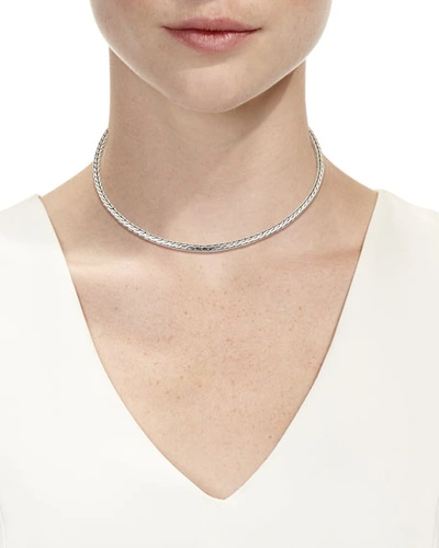 Shop John Hardy Classic Chain Silver Coil Choker Necklace