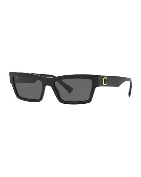 versace 55mm round sunglasses