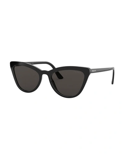 Prada Cat-eye Tinted Lens Sunglasses In Grey | ModeSens