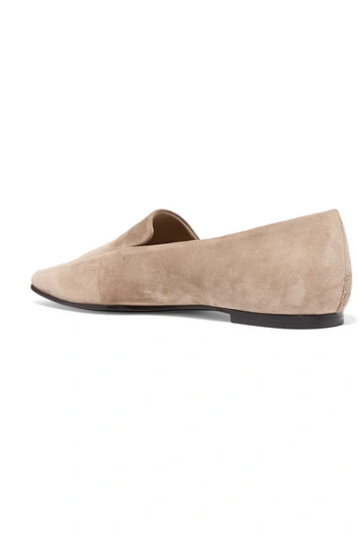 Shop The Row Minimal Suede Loafers