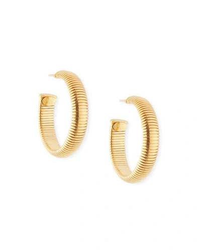 Shop Gas Bijoux Milo Mini Hoop Earrings In Gold