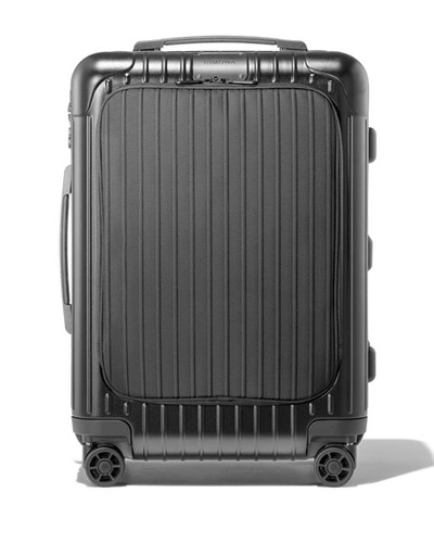 Shop Rimowa Essential Sleeve Cabin Multiwheel Luggage In Black